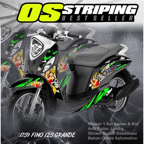 Jual 1759 Sticker Striping Motor YAMAHA FINO 125 GRANDE List Variasi