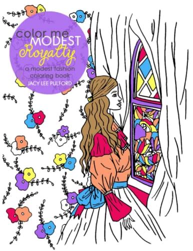 Royalty Colorme Modest Coloring Book A Modest Fashion Coloring Book