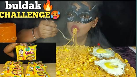 5🔥 Packet Cheese Corn Fire💥 Noodles Eating 💓samyang Buldak Cheese 🍕