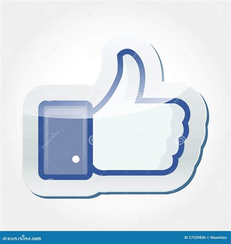 Like Facebook Button Editorial Photo Image 27529836
