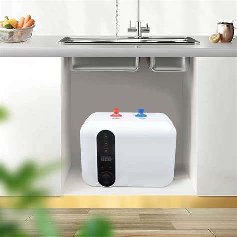 Stainless Steel Under Sink Electric Instant Hot Tankless Water Heater V L For Kitchens Wet
