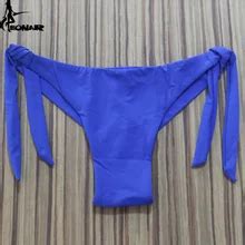 Sexy Solid Thong Bikini Brazilian Cut Swimwear Women Bottom