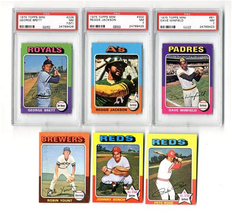 1975 Topps Mini Baseball Complete Set