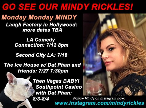 Don Rickles On Twitter Go See Our Mindy Mindyrickles Laughfactory