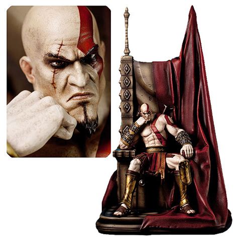 God of War Kratos on Throne 1:4 Scale Statue