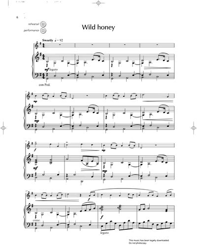 Wild Honey Piano Sheet Music By Louise Chamberlain Nkoda Free 7