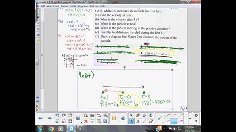 Calculus Position Function Derivative Example 3 4 4 Juda Math