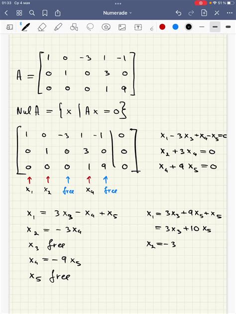 Solved Ln Exercises 1 8 Find A Basis For A The Column Space And B The Null Space Of Each