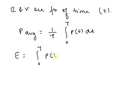 SOLVED Power And Energy 2 A Device Has Current And Voltage Waveforms