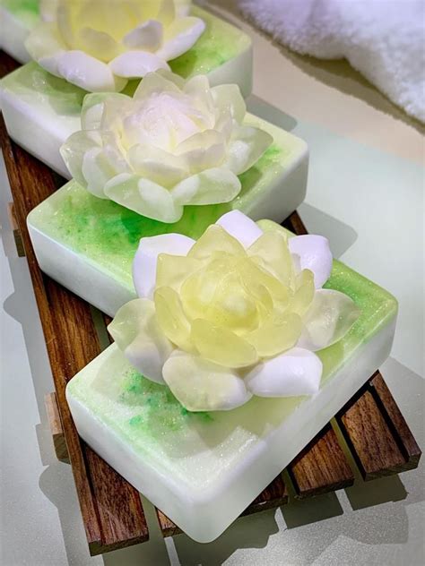 Gardenia Soap Bar Natural Handmade Soaps Mothers Day Etsy Homemade