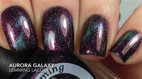 Polish Pickup January Aurora Galaxy Live Swatch Youtube