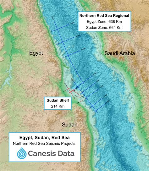 Northern Red Sea Worldwide Seismic And Well Data Packages