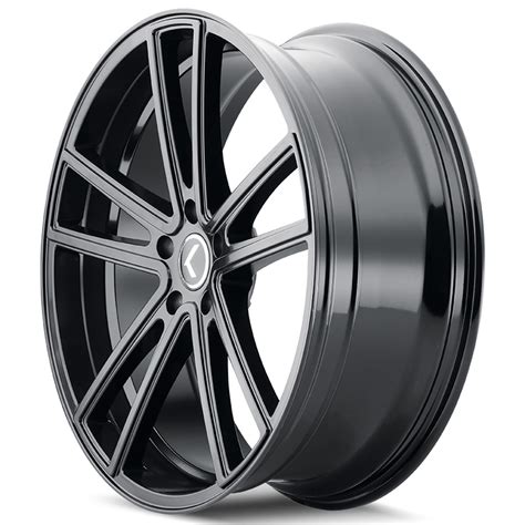 Kraze Wheels Lusso Gloss Black Rims Krz