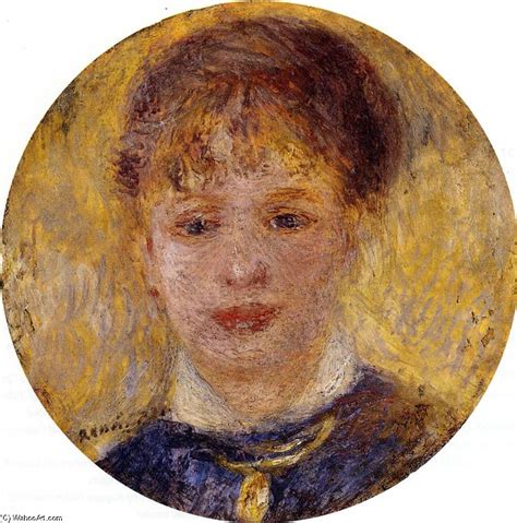 Reproducciones De Pinturas Cabeza De Mujer De Pierre Auguste Renoir