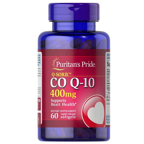 Coenzima Co Q Mg Softgels Puritans Pride Puritan S