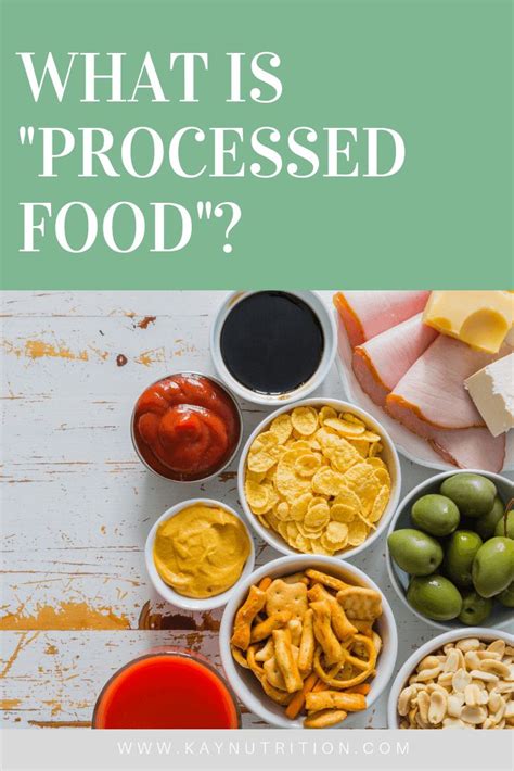 A List Of Non Processed Foods