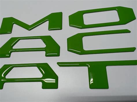 D Raised Domed Tailgate Letter Inserts Decals Fit Toyota Etsy