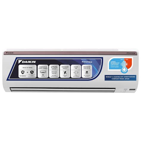 Buy Daikin 1 8 Ton 3 Star Hot Cold Inverter Split AC Copper