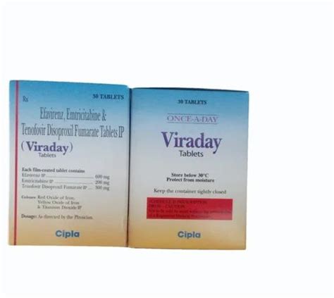 Viraday 200mg Tablets Cipla Ltd Packaging Size 1x30 At Rs 3900