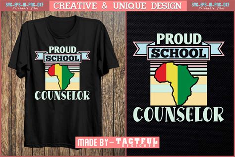 Proud School Counselor T Shirt Design Graphic By Design Craft