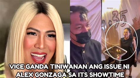 Vice Ganda Pinagtawanan Ang Viral Cake Issue Ni Alex Gonzaga Youtube