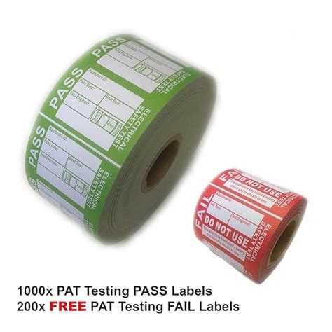 Electrical Safety Test Passed Labels Mm X Mm Price Per Pack Of