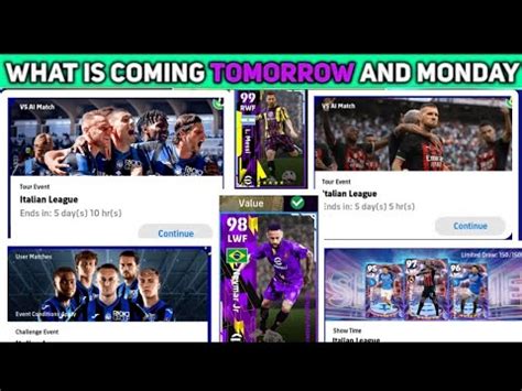 What Is Coming On Tomorrow Thursday And Next Monday EFootball 2023