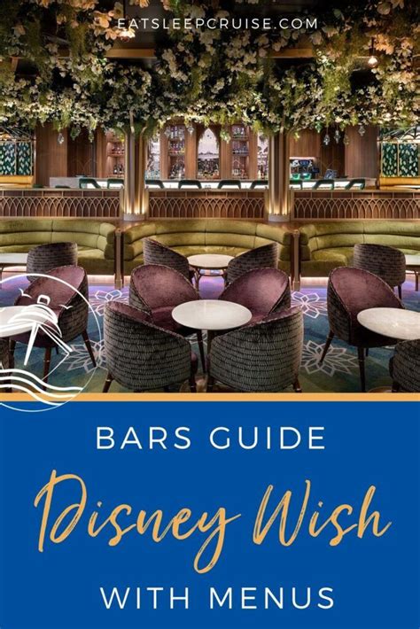 Disney Wish Bars Guide With Menus Eat Sleep Cruise