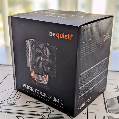 Be Quiet BK030 Pure Rock Slim 2 130W TDP 3 Heat Pipes 92mm Fan CPU