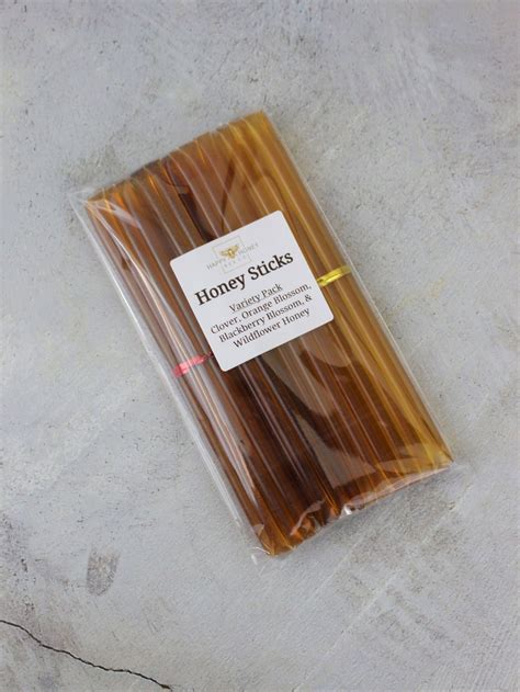 Honey Stick Variety Pack 40 Natural Pure Raw Honey Sticks On Etsy