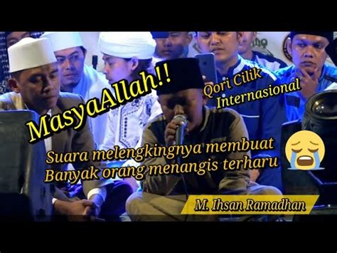 Suara Melengking Qori Muhammad Ihsan Ramadhan Bikin Semua Tercengang