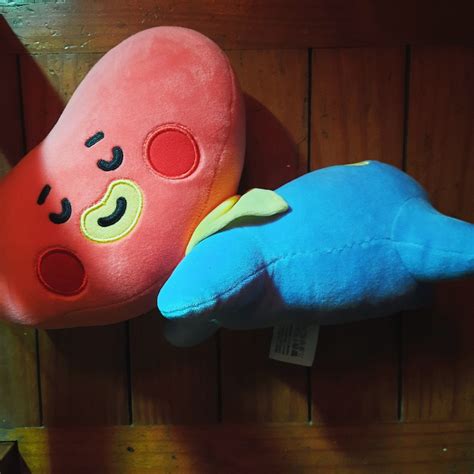 BTS BT21 Tata Taehyung Baby Mini Pillow Cushion Official Hobbies