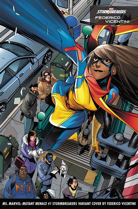 Ms Marvel Mutant Menace 1 Cover C Variant Federico Vicentini