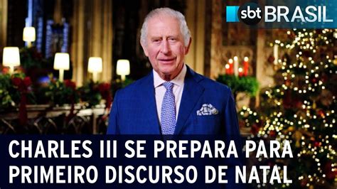 Rei Charles Iii Se Prepara Para Fazer Seu Primeiro Discurso De Natal