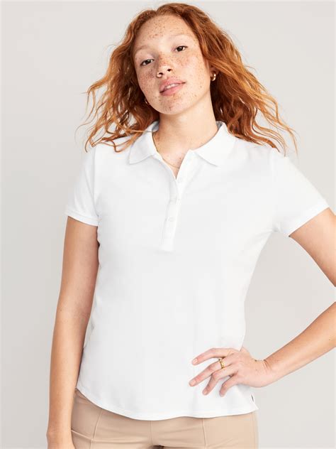 Old Navy Uniform Pique Polo White 654322012