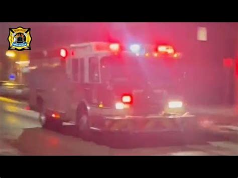 Windsor Fire Engine Responding Lights Sirens Youtube