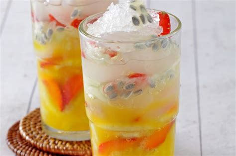 Kesegaran Resep Es Kolang Kaling Markisa Ini Membuatnya Jadi Minuman