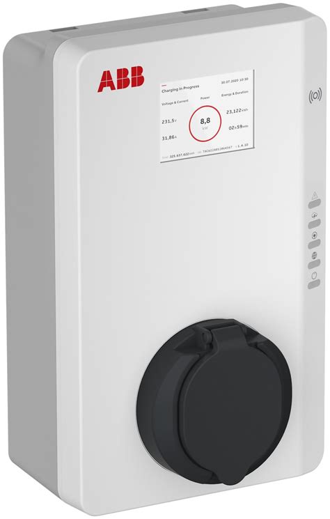 Ladestation ABB Terra W11 T RD M 0 Typ 2 AC 3P 16A MID Mit RFID Und