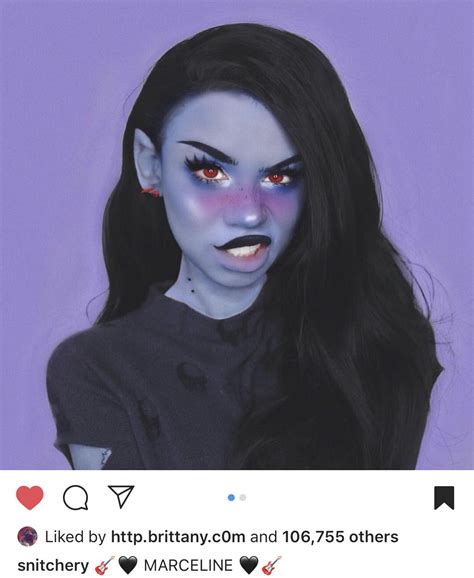 Marceline Inspired Makeup