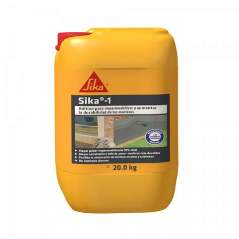 SIKA 1 ADITIVO IMPERMEABILIZANTE PARA MORTEROS Y CONCRETOS 220KG