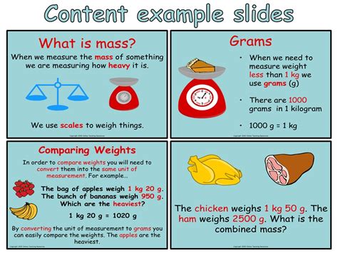 Units Of Mass Powerpoint Presentation And Worksheets Teaching Resources