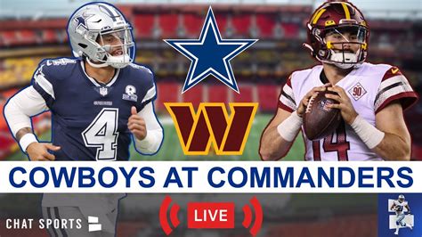 Cowboys Vs Commanders Live Streaming Scoreboard Play By Play Highlights And Stats Nfl Week 18