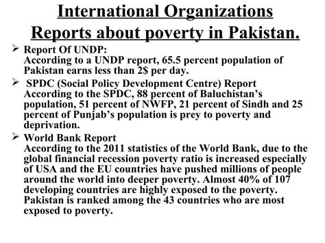 POVERTY IN PAKISTAN | PPT