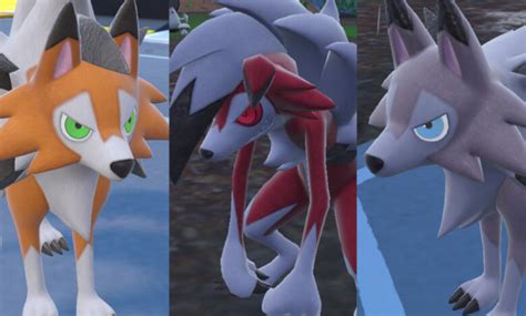 Cómo conseguir todas las formas de Lycanroc en Pokémon Escarlata y púrpura