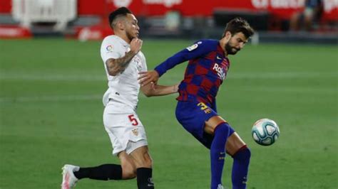 Laliga Defender Gerard Pique Pessimistic About Barcelona Title Hopes After Sevilla Draw Firstpost