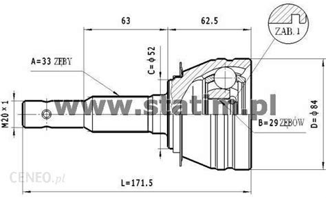 Przegub Statim Zestaw Przegubu Półoż Napędowa C 138 Opinie i ceny na