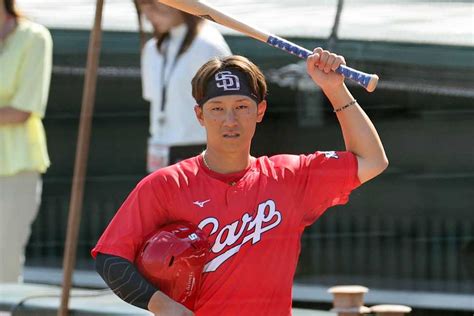 広島・西川龍馬、fa権に何も語らず サンスポ