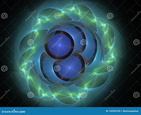 The Angel Particles Matter Antimatter Abstract Illustration Stock