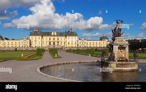 Exterior View Of The Park And The Swedish Royal Drottningholm Palace