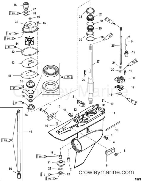 Gear Housing Driveshaft Standard Counter Fleetmaster Race